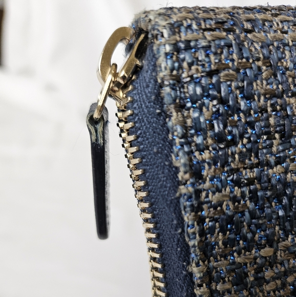 EUC Chanel Deauville Tweed Continental Long Wallet - Picture 8 of 10